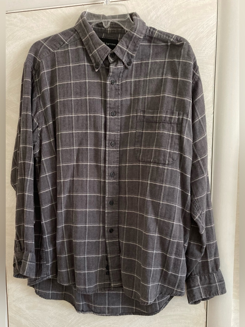 croft & barrow Gray flannel shirt